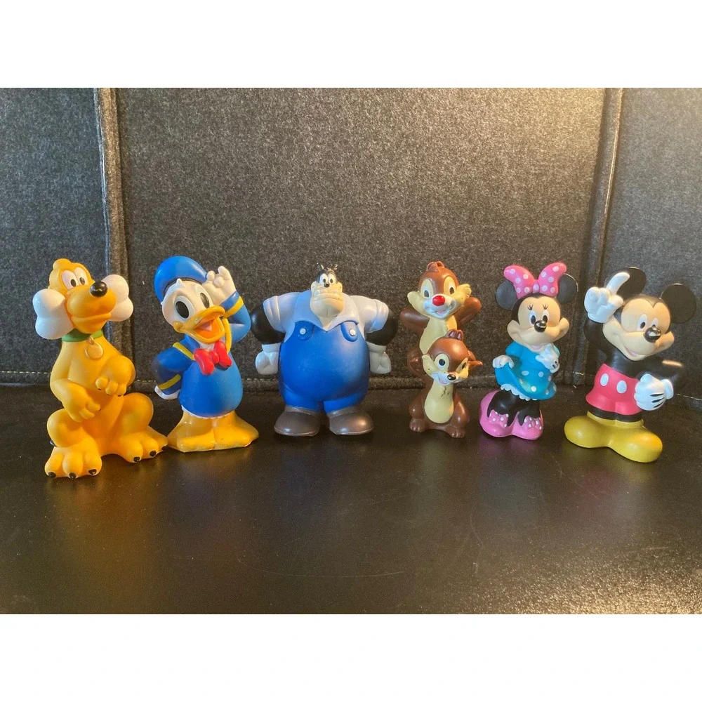 Disney Store Mickey Mouse and Friends 6 Piece Bath Toy Figure Set B101Q4150066